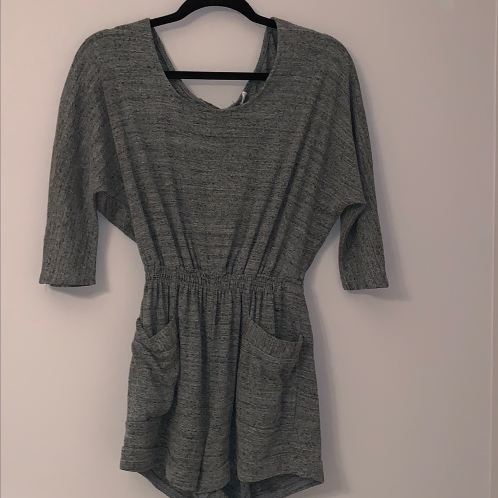 CUTE GRAY ROMPER